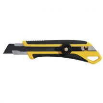 Cutter, Mesblokkering D.m.v. Draaiknop Olfa L7 - Mes 18 Mm, - Olfa