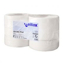 Toiletpapier 2-laag Jumbo Prof nieuwe vezel 320 m/rol - Celtex - Celtex