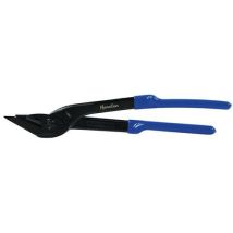 Manutan Expert - Staalbandsnijder - Groot lemmet, PVC-handgreep - 0.05-2 mm bandbreedte - 7.28 kg