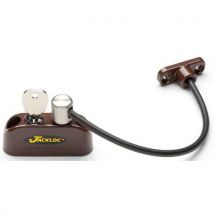 Kierstandhouder Voor Raam Met Kabel + Sleutel - Bruin - Pro5, - Jackloc