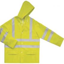 Signaalregenjack van polyester met polyurethaan gecoate buitenkant - Delta Plus