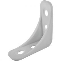 Set van 2 - Hoekbeugel Wit Kunststof - 40x40x16mm,