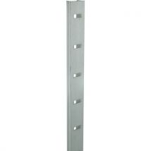 Set van 4 - Inschroefbaar Rek Aluminium Zilver - 2000x14x6mm,