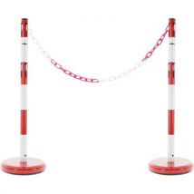 Set stalen palen met ketting - Viso - Viso