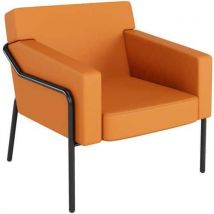 Fauteuil Medso - imitatieleer - model T - Maat L - Meet by Paperflow - Meet By Paperflow