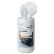 Durable - Navulbare doos reinigingsdoekjes SUPERCLEAN BOX - 100 doekjes - Duurzaam & Recyclebaar
