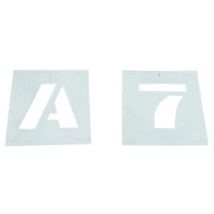 Sjabloon Letters En Cijfers Pvc 75 Mm,