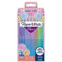Papermate - Schrijfstift Paper Mate Flair Candy Pop assorti set v. 16 - Papermate