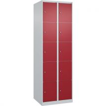 Vakkenkast Classic Plus, 10 Deurs B30cm, Ral7035/3003, - CP