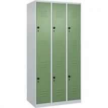 Garderobekast met 2 verdiepingen Classic PLUS, 6 vakken, 30 cm - CP - CP