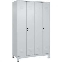 Garderobekast Classic PLUS op poten, 2x2 vaks - CP - CP