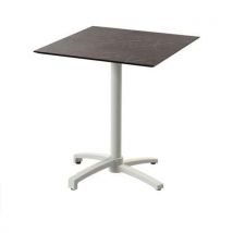 Bistrotafel X Cross met beige onderstel + HPL-blad - Veba - Veba