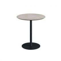 Urban ronde bistrotafel met zwart onderstel + HPL-blad - Veba - Veba