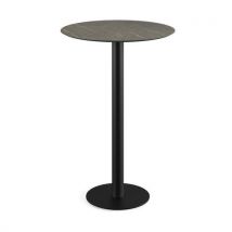 Statafel Urban, Midnight Marble, Ø 70 Cm, - Veba