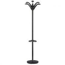 Kapstok Flora Zwart 6 Haken, - Unilux