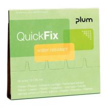 Navulling elastische en waterdichte pleisters - Quickfix - Plum