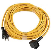 Nucable 10m 2 x 1,5mm Geel, 14 inch modellen 2 motoren - Numatic - Numatic