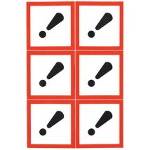 Clp-bord - Schadelijk - Zelfklevend - 6 Per Plank - 57 Mm, - Manutan Expert