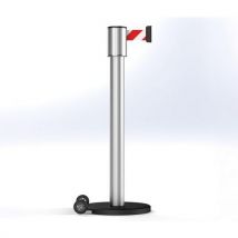 Paal Storetrac, geanodiseerd, band 6 m - Met wielen- Beltrac - Beltrac