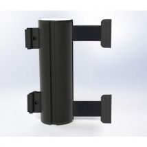Wandhouder, zwart, dubbele band, 12 m, magnetisch - Beltrac - Beltrac