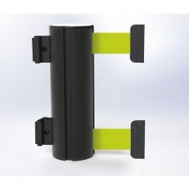 Wandsysteem met dubbele trekband, 12 m, magnetisch, zwart - Beltrac - Beltrac