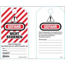 Lockoutlabel - set van 12 - Master Lock - Master Lock