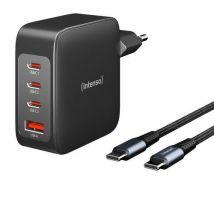 Netstroomlader USB-C, 140 W, en zwarte kabel - Intenso - Intenso