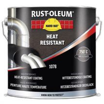 Afwerklak Hard Hat , hittebestendig tot 750 oC - Rust-Oleum - Rust-Oleum