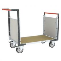 Platformwagen, PP met honingraatstructuur, 2 duwbeugels - 500kg - FIMM - Fimm