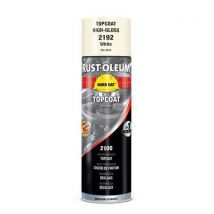 Verfspuitbus Hard Hat , 500 Ml, Puur Wit, Hoogglans, Ral9010, - Rust-Oleum