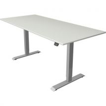 Zit/sta bureau Move1 zilver, memory functie, B180xD80xH74-123cm. - Kerkmann
