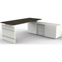 Bureau compleet - Stage One Form4 - Bureau B1800x800 - aanbouw B1600mm - Brand