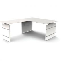 Bureau - Form4 - B1600 x D800 x H 680-760mm en verlenging B1000mm - Kerkmann