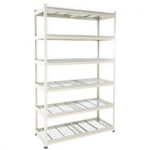Zware stelling Rapid 1 - roosterlegbord - breedte 1525 mm - Manutan Expert