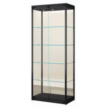 Vitrinekast hoog met ledverlichting - 75x45x190 cm - Sarazino Vitrines - Sarazino