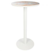 Easy Office Voetstuk Tafel, Hoog, Metalen Voet, Rust Decor, - Manutan Expert