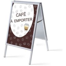 Stoepbord A1 Complete Set Cafe A Emporter Frans, - Showdown Displays