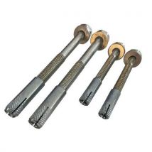 Bevestiging betonschroef voor rubberen oprijplaat - Set van 4 - Viso - Viso