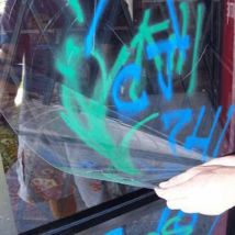 Beschermfolie Tegen Graffiti, 125 Micron - Breedte: 152 Cm., - Luminis Films