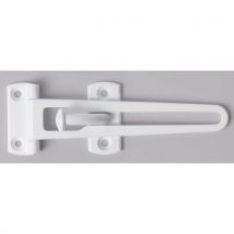 Veiligheidsgrendel, Verzonken Deur, Modern, Wit P6., - Socona