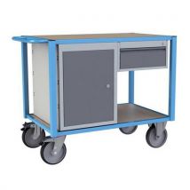 Werkplaatswagen, 1 lade + 1 blok met deur - 500 kg - FIMM - Fimm