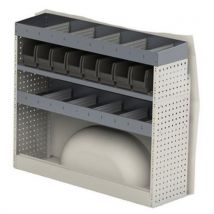 Aluminium Inrichting Rechts Middelgrote Bestelwagen., - Habrial Manutention