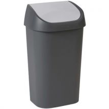 Afvalbak Mistral Swing 50 Liter - Antraciet, - Curver