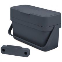 Afvalemmer Compo 4 Food 4 Liter - Antraciet, - Joseph Joseph