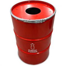 Afvalbak Plastic met inwerpopening 200 liter - BinBin - Binbin