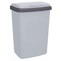 Afvalbak Top-fix 50 Liter - Grijs, - Curver