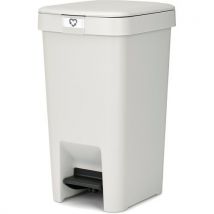 Brabantia - Pedaalemmer StepUp 10L - Lichtgrijs - 91% Gerecycled - Eco-Verantwoordelijk