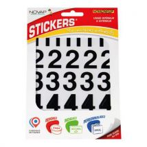 Set Letters Zelfklevend 30 Mm Zwart, - Novap