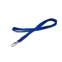 Keycord plat 10 mm met ovalen musketon - Set van 100 - Sogedex - Sogedex
