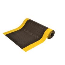 Isolerende Mat Anti-elektrocutie 91 X 22,8m Zwart/geel, - Notrax